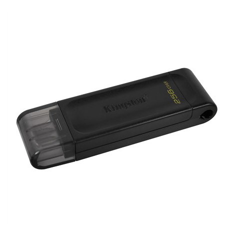 Kingston | USB Flash Drive | DataTraveler 70 | 256 GB | USB 3.2 Gen 1 Type-C | Black - 2